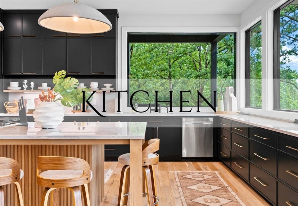 A chef's paradise, this kitchen combines sleek design with top-notch functionality. The spacious layout and modern appliances make cooking a delightful experience.