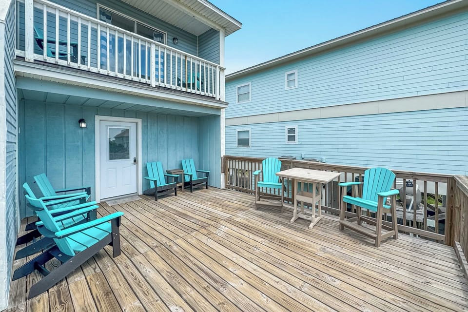 East deck