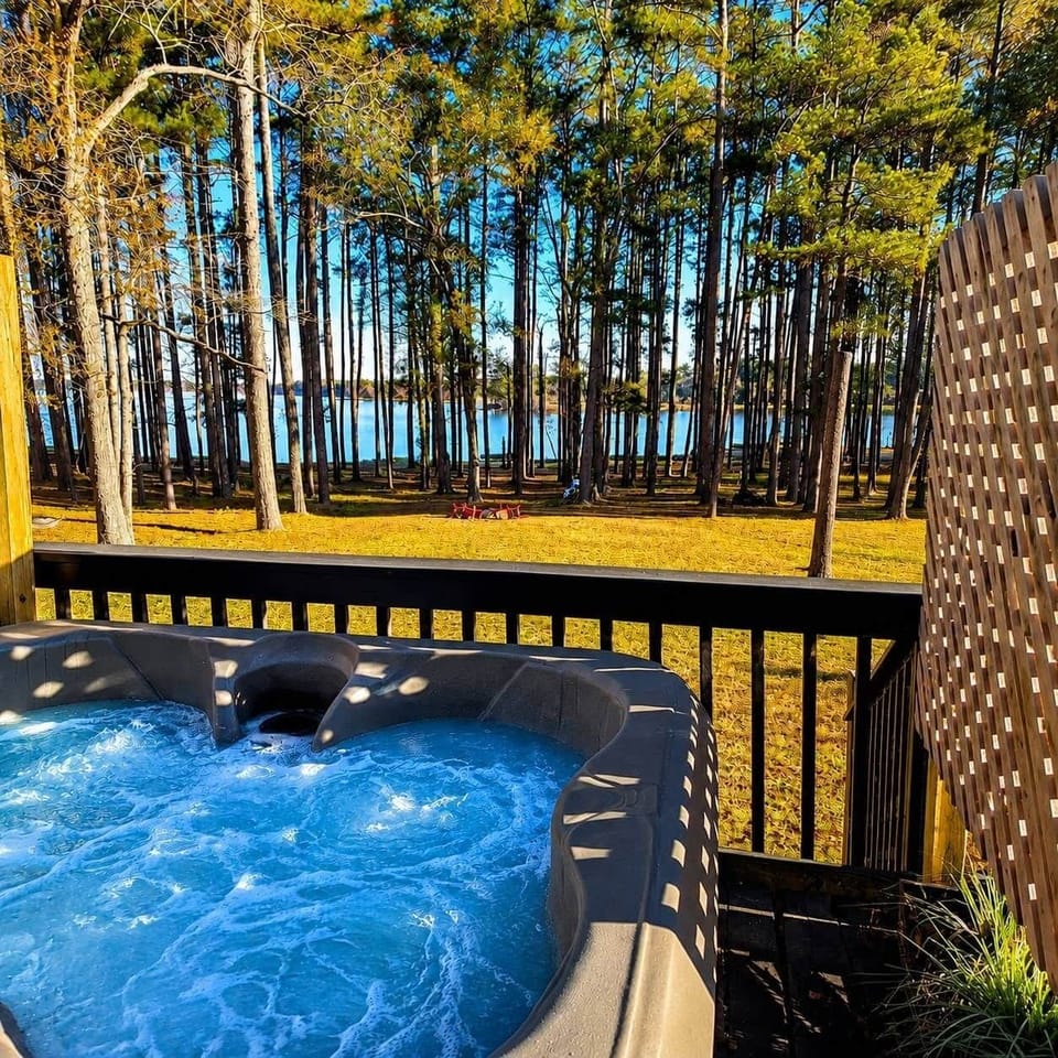 Hot Tub with Waterfront View