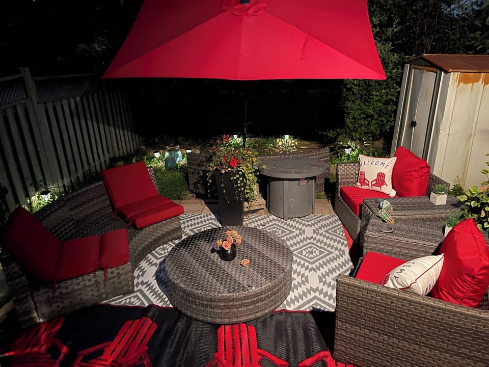 BACKYARD AT NIGHT