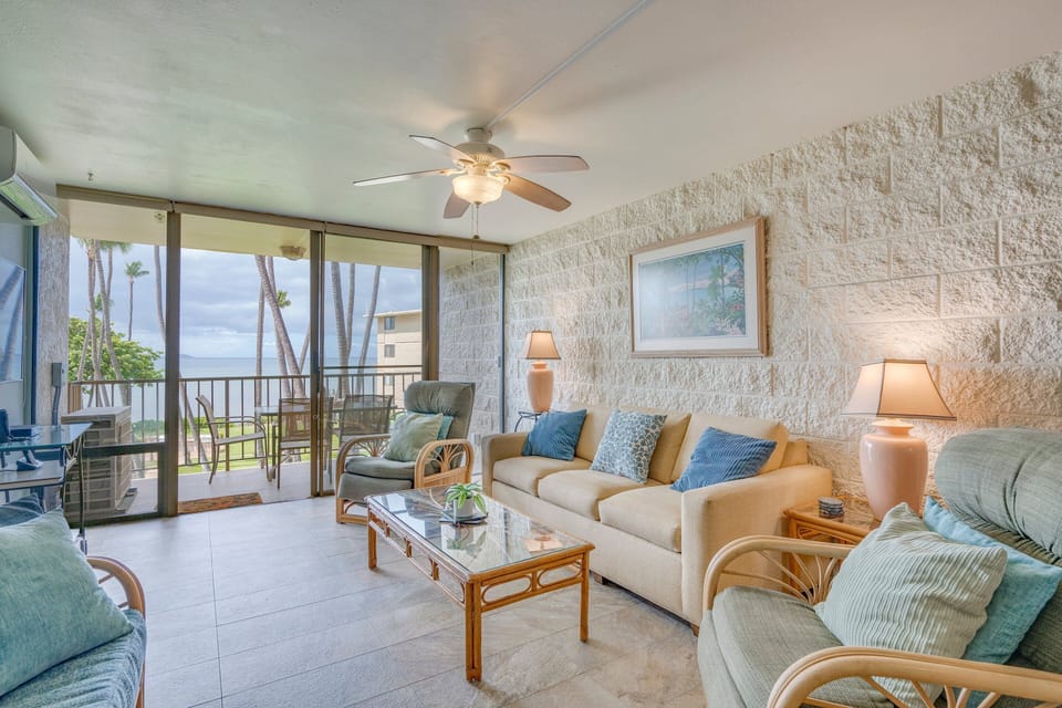 Large windows and sliding door