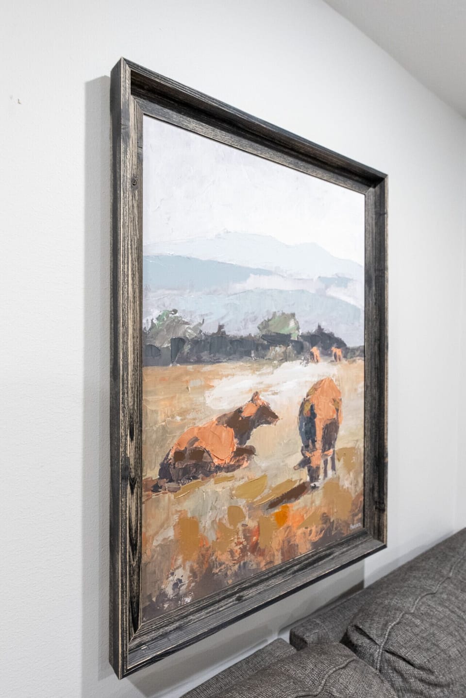 Locally inspired artwork for a touch of rustic charm.