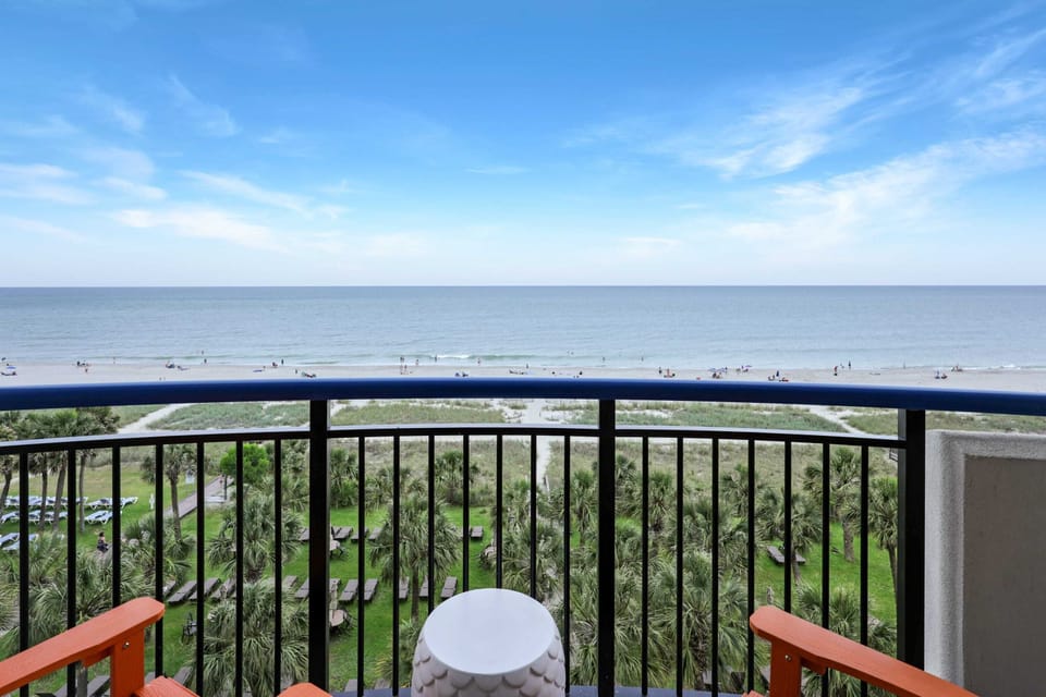 Front-row seats to paradise—sip your morning coffee with nothing but ocean views, swaying palms, and the sound of waves as your soundtrack. This is the balcony you’ll never want to leave.