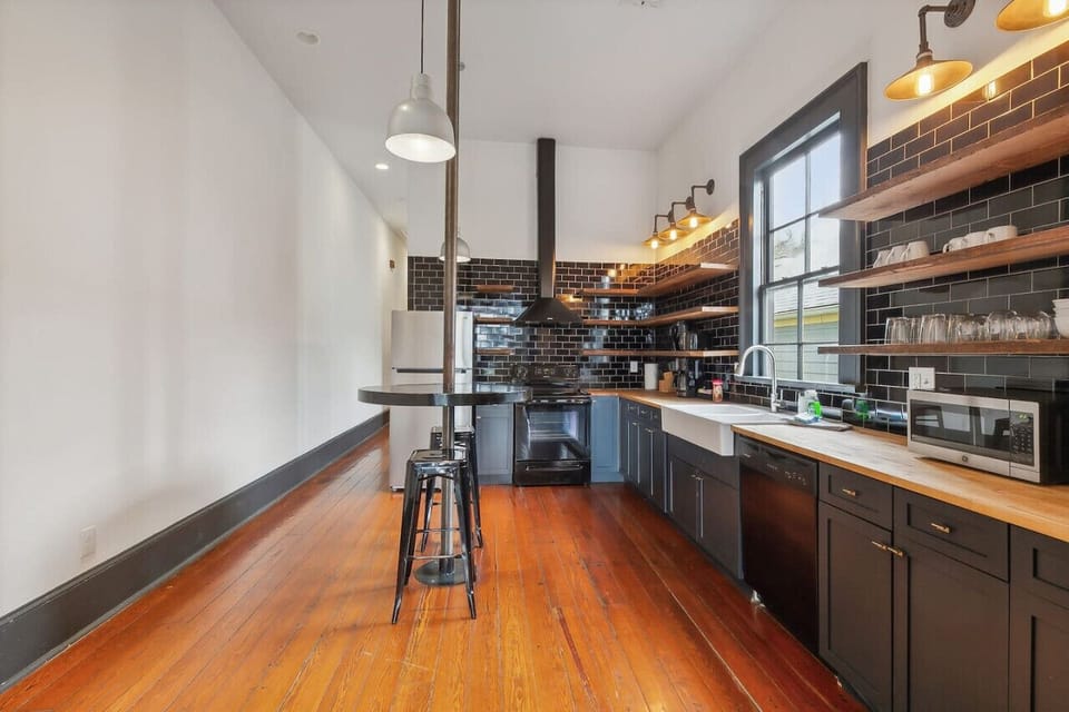 Fully-Stocked Kitchen (just past living room)