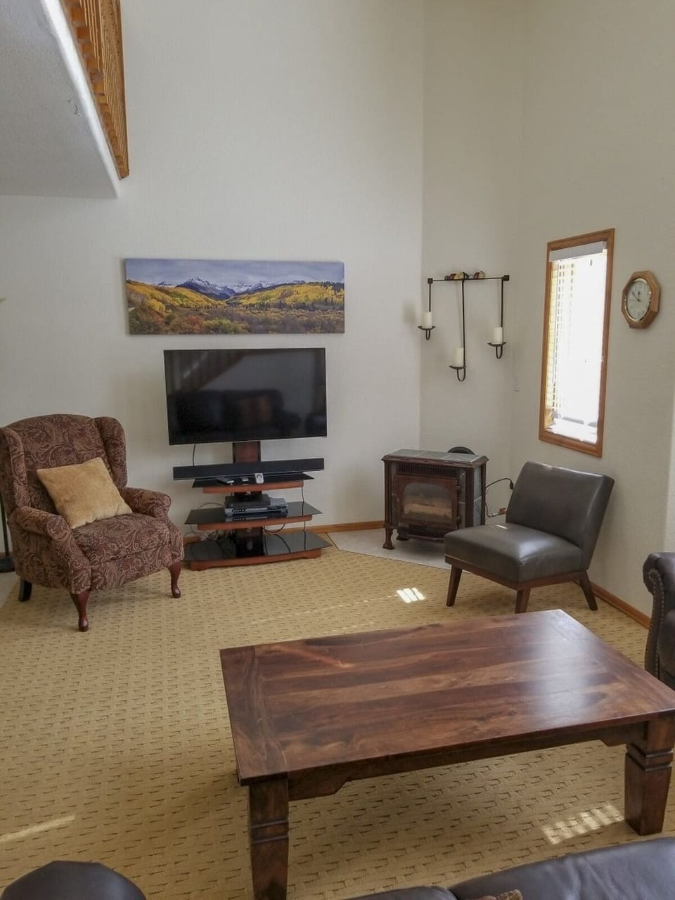 Condo C03-living room from stairs
