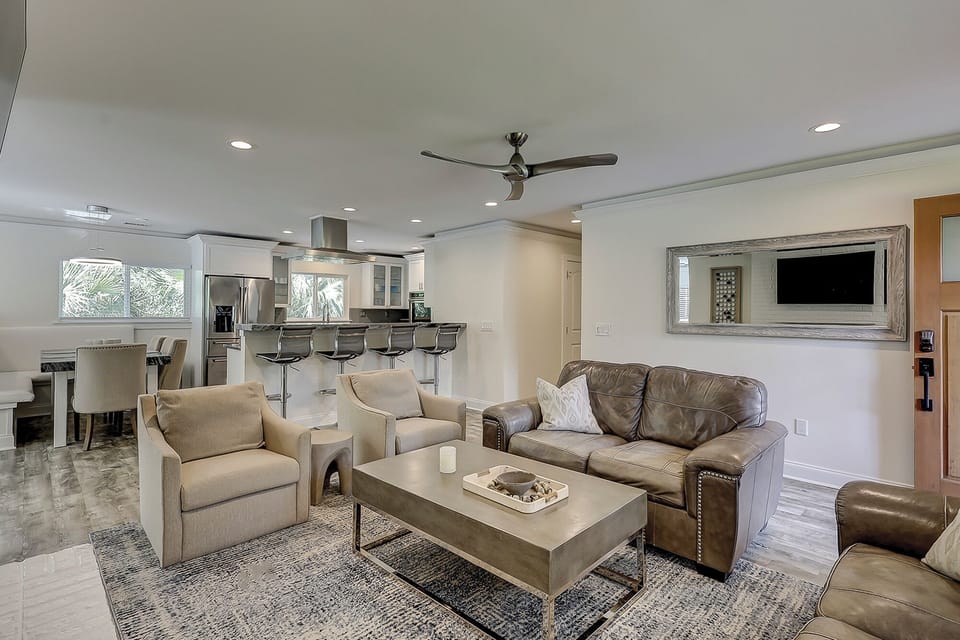 Living room open floor plan