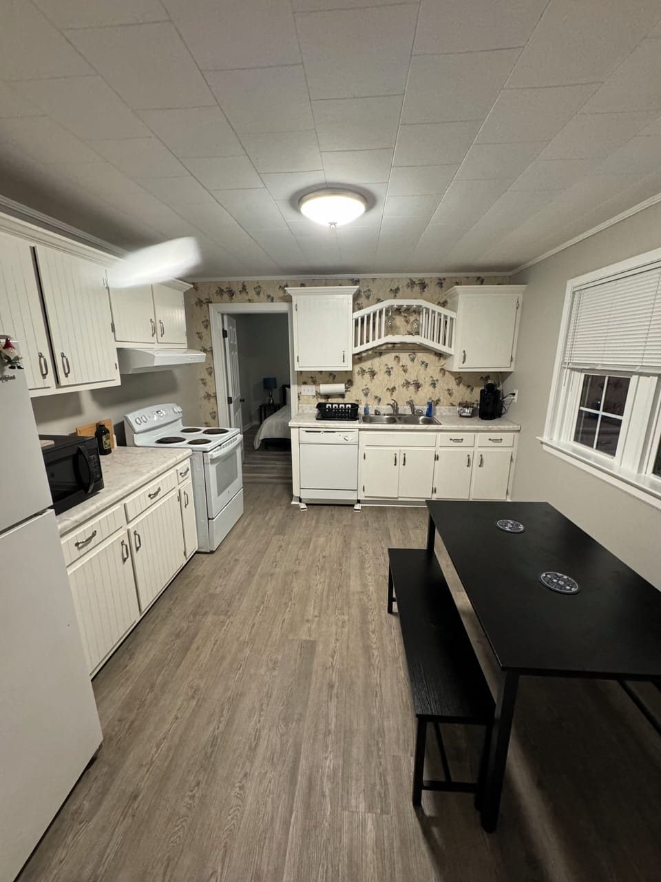 Fully stocked kitchen for all your cooking needs. 