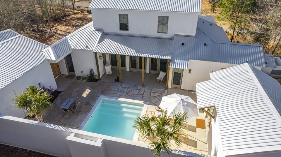Backyard view of the Wildfeather