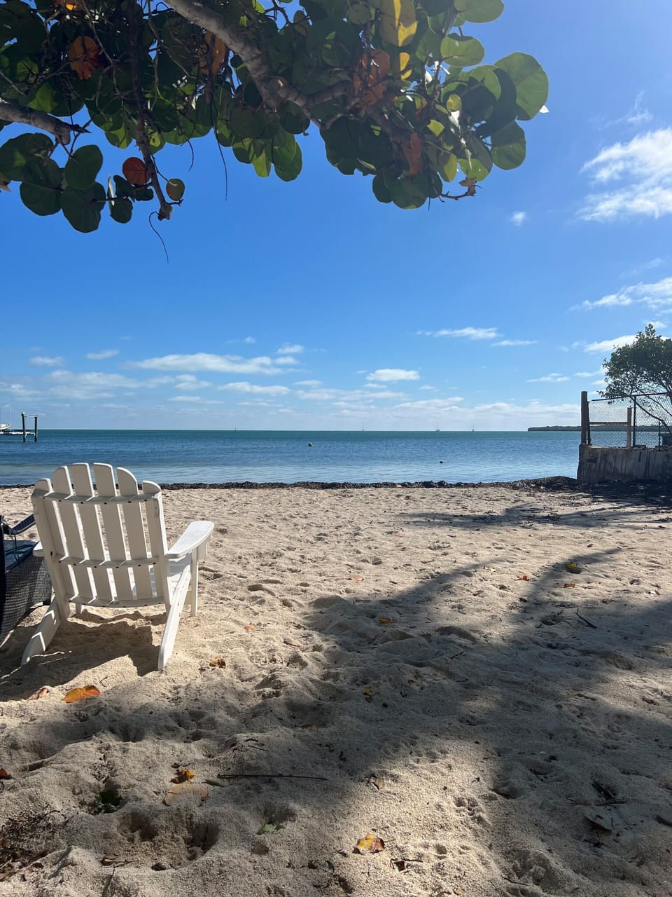 Private Beach just steps away