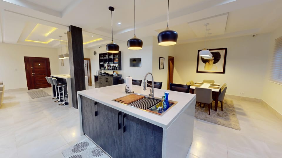 Bar, Dining Room viewed From The Kitchen
