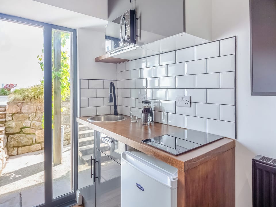 Kitchen | Beach Front Apartment, Rhos-on-Sea
