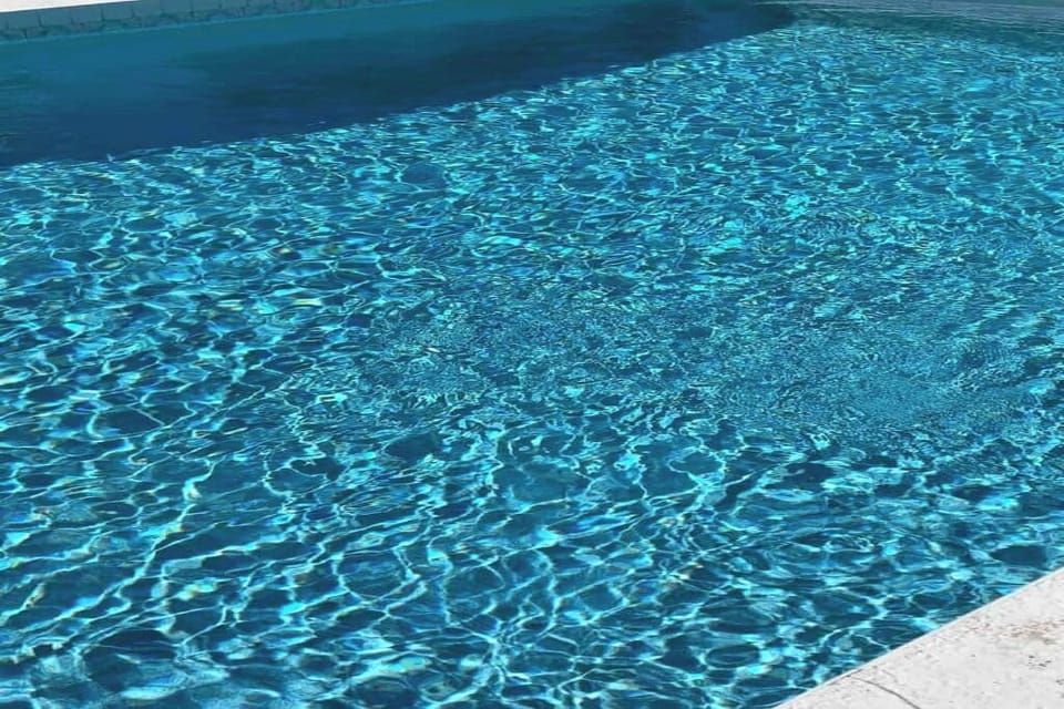 Sparkling pool ready to be enjoyed