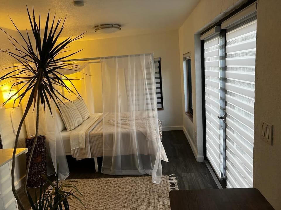 Cozy and romantic room for 2 with a comfortable queen size bed. 