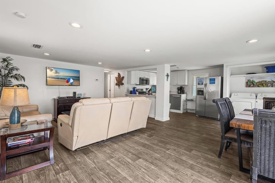 Upstairs living area