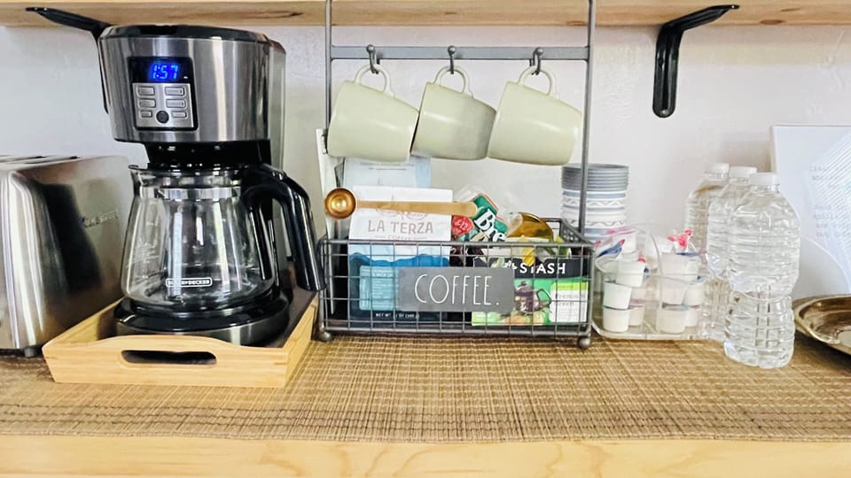 Coffee Station with local roasting coffee