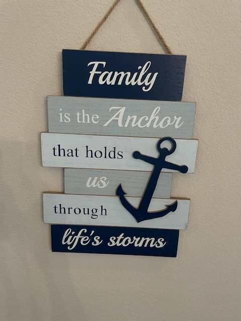 "Family is the Anchor that holds us through Life's Storms"