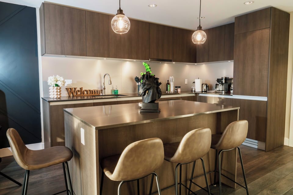 A full kitchen with all you need
