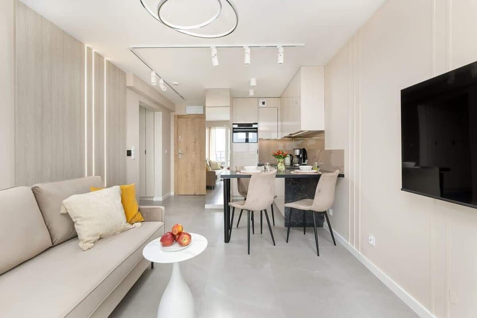A central gathering spot for meals or evening wine.

