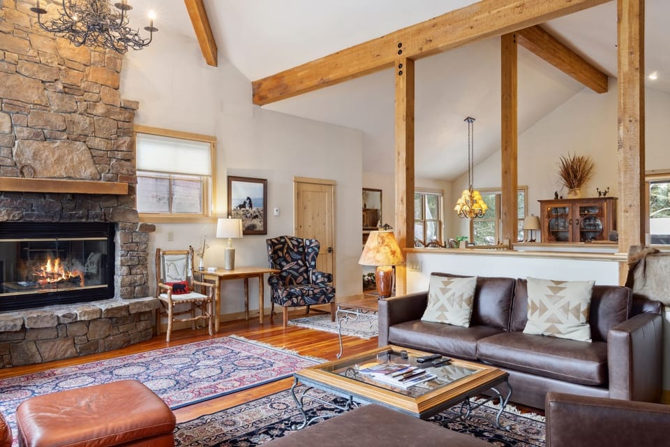 Living Room with Fireplace