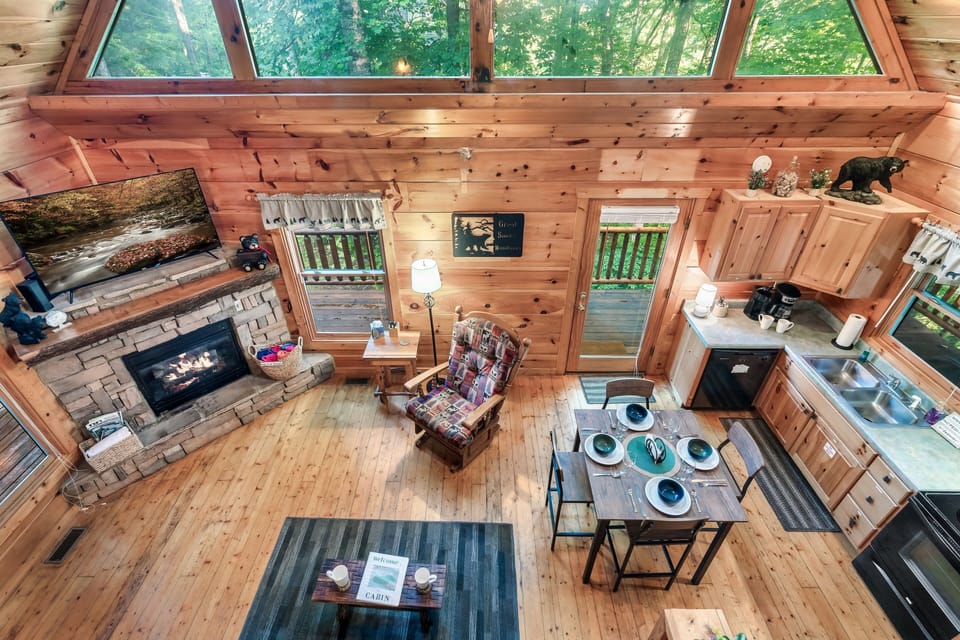 Main living area as seen from loft.