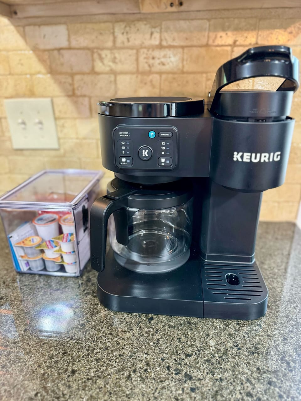 12 cup coffeemaker with Keurig 