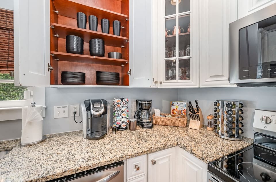 Everything in its place: From coffee to cooking, our kitchen shelf is stocked and organized