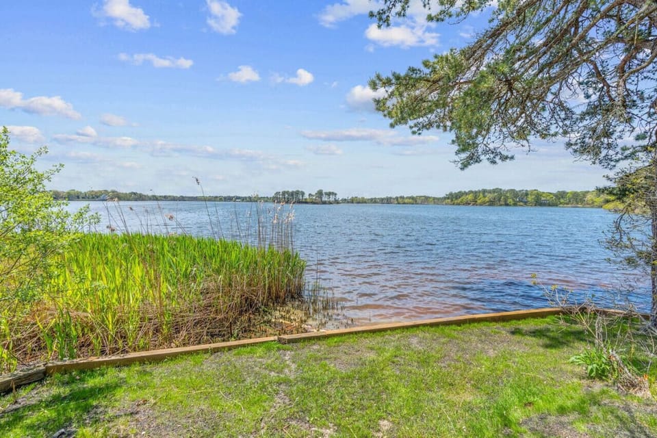 Walk just a few steps down a private path to get to Swan Pond, where you can enjoy our kayak & stand-up paddle board.