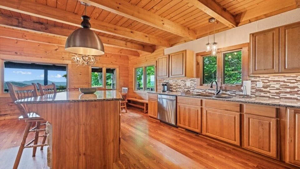 View of Breakfast Island and Kitchen