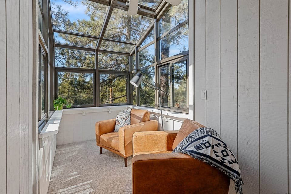 The glass room.