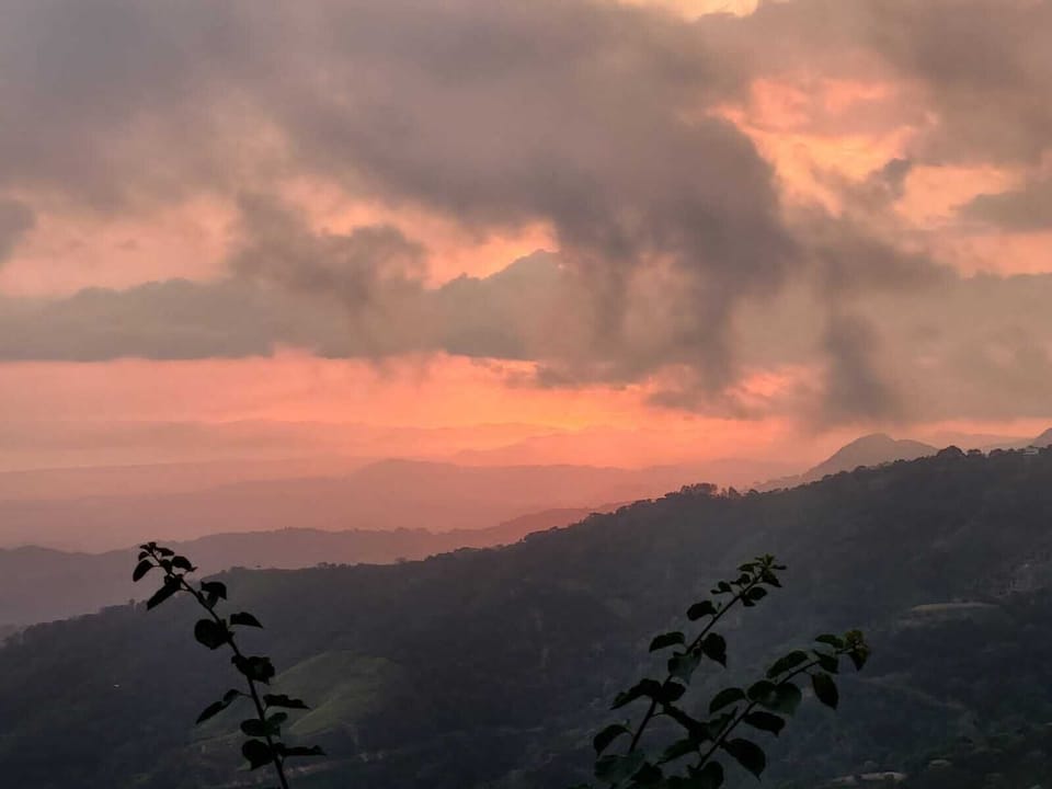 About to be engulfed by the clouds!