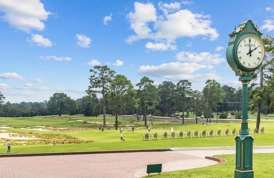 Pinehurst Cradle right across the street