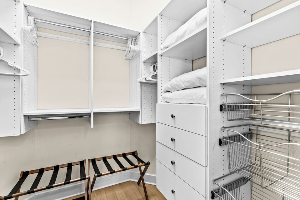 Unpack and unwind in style with the spacious walk in closet in the master suite