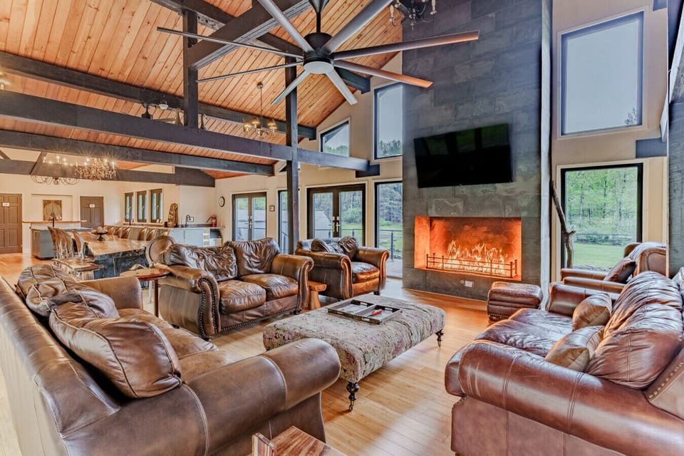 A cozy gathering spot any time of year!