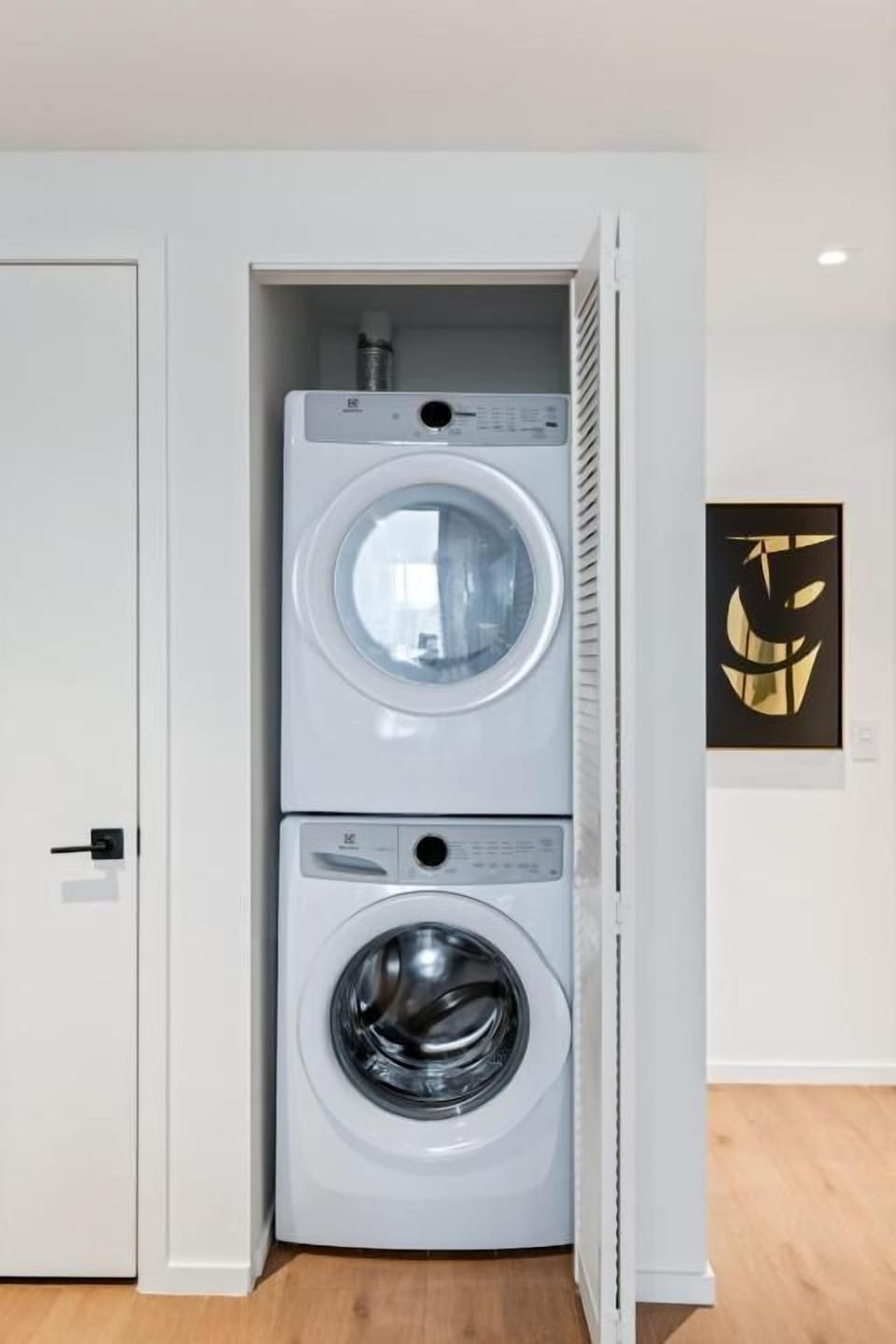 Washer and dryer provide in your unit.