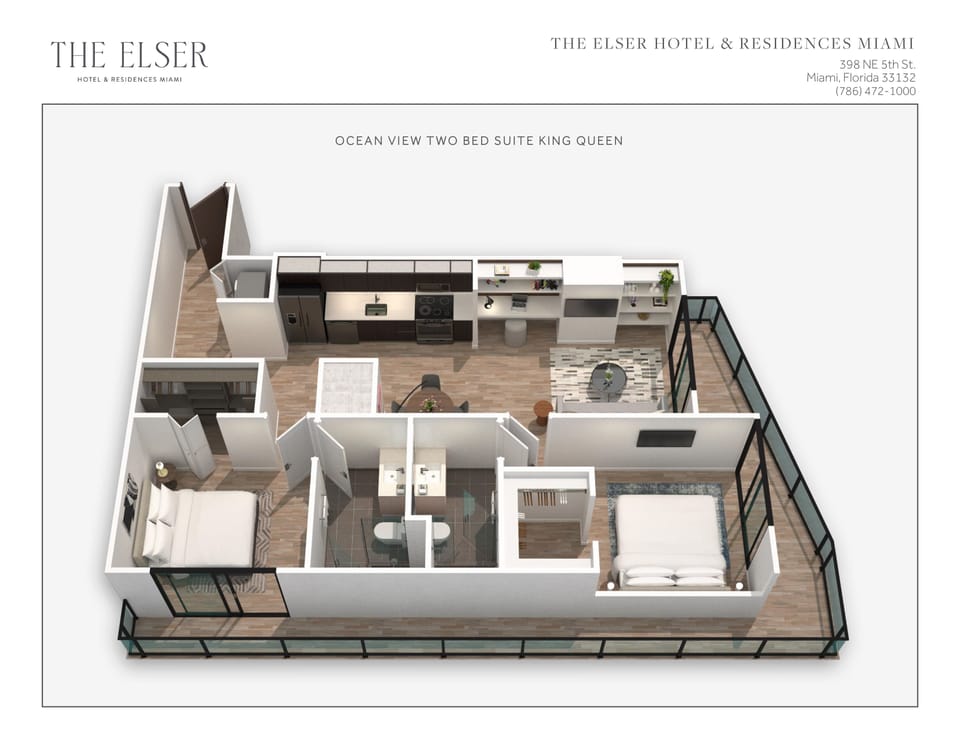 Preview the suite layout and imagine your easy flow.