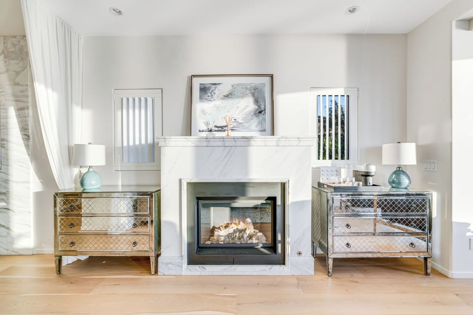Primary Bedroom - Napolean Fireplace