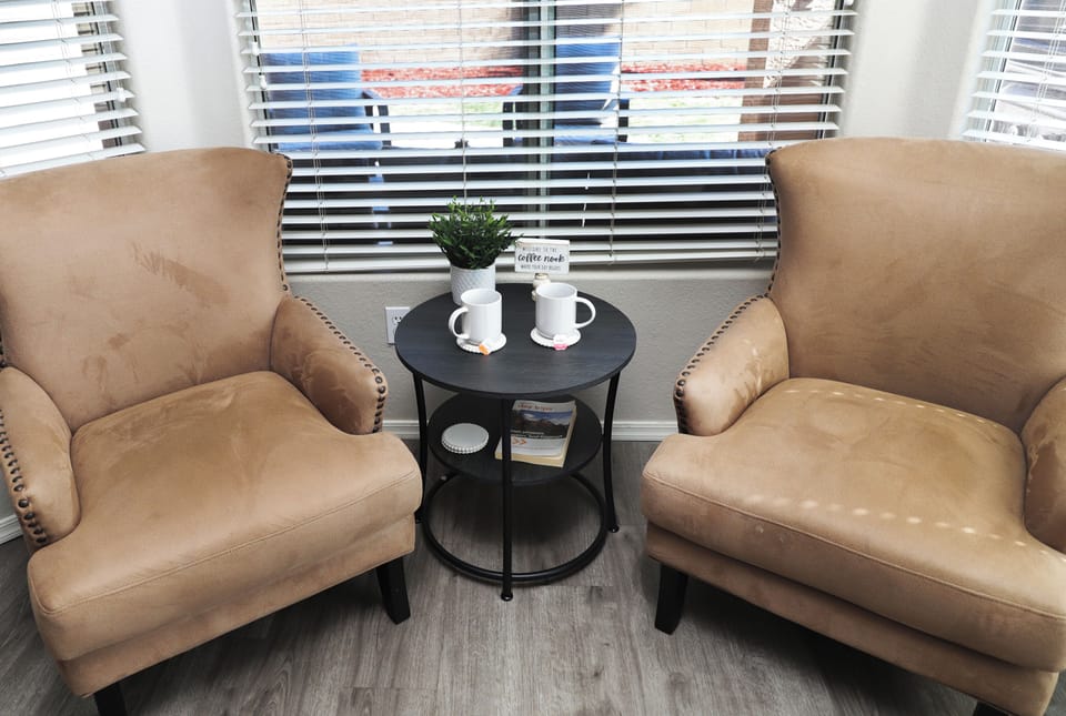 Star and end you day in the cozy nook