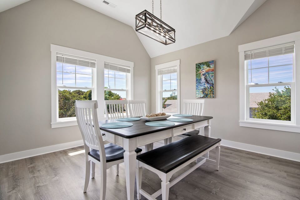 Eat together in the beautiful Dining Area.
