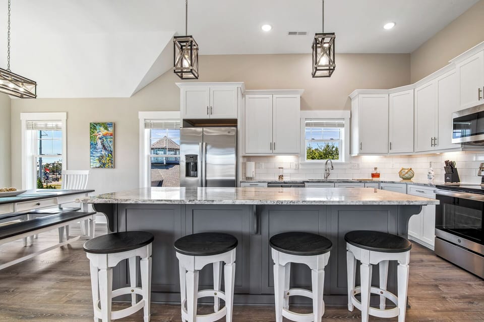 Whip up something delicious in the Kitchen with modern appliances and plenty of prep space.