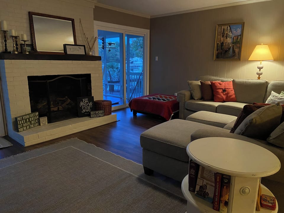 Our great room is just waiting for your family and game night! 
