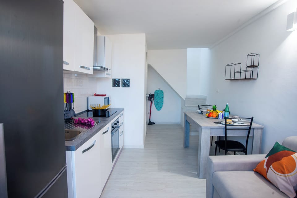 Kitchen and dining area