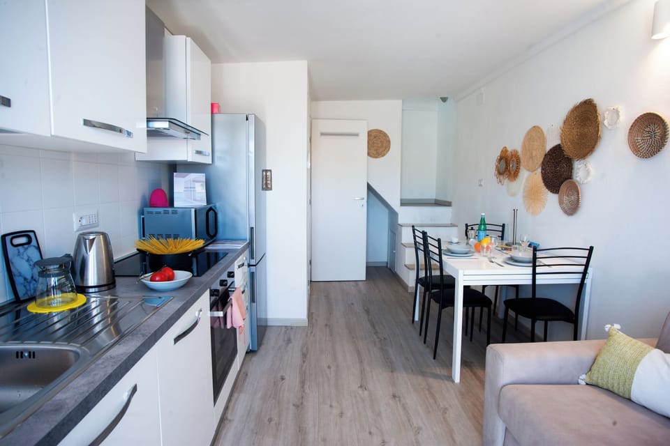 Kitchen and dining area