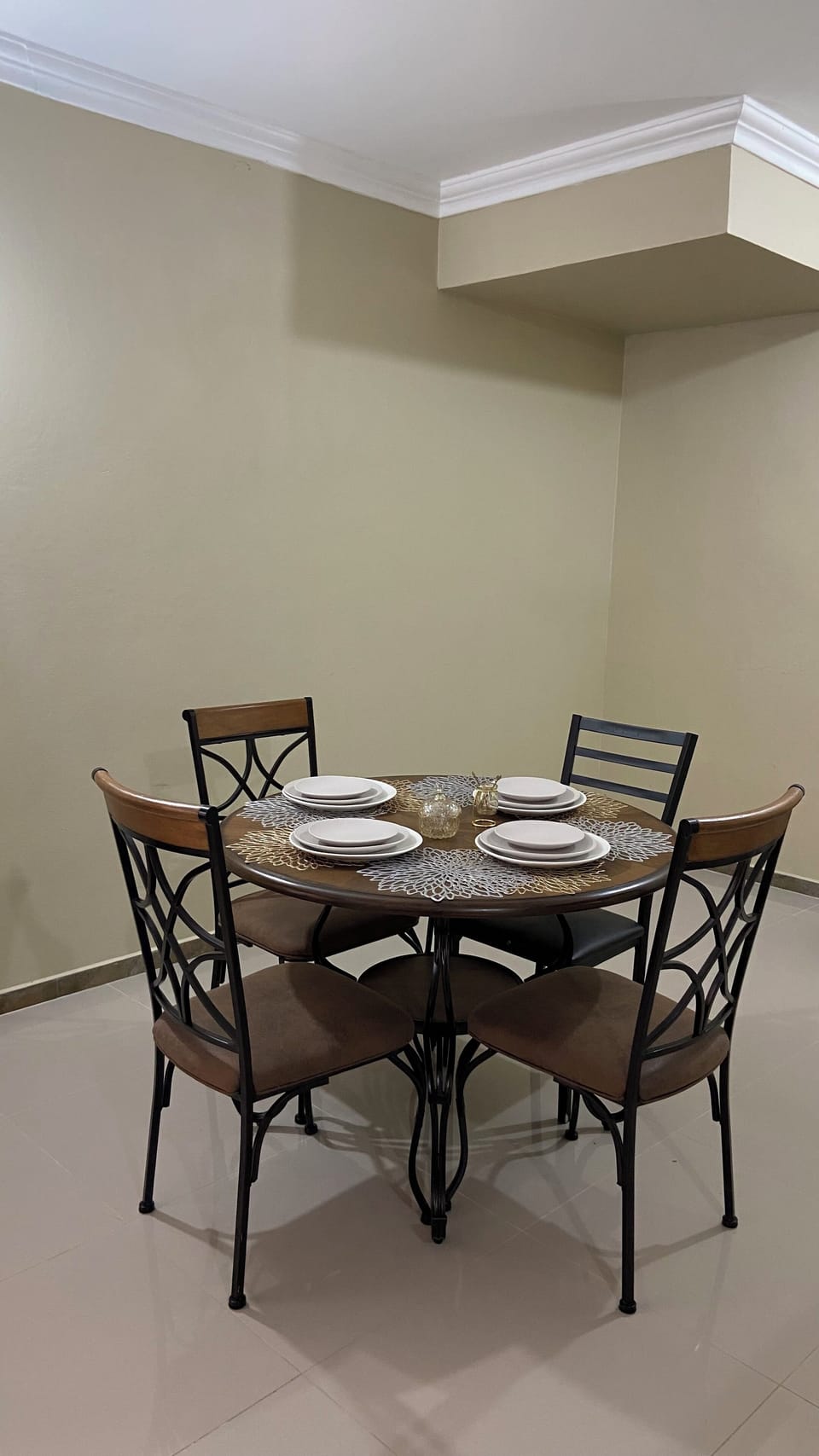 Our dining area