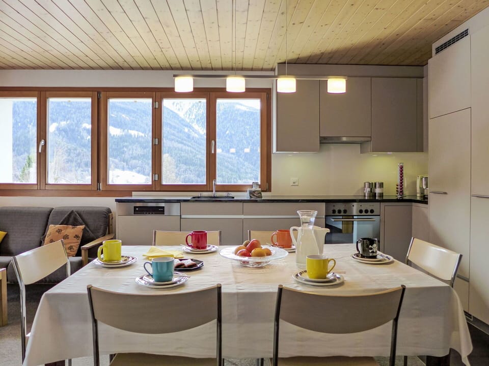 Table, Property, Furniture, Building, Countertop, Window, Chair, Tableware, Lighting, Kitchen