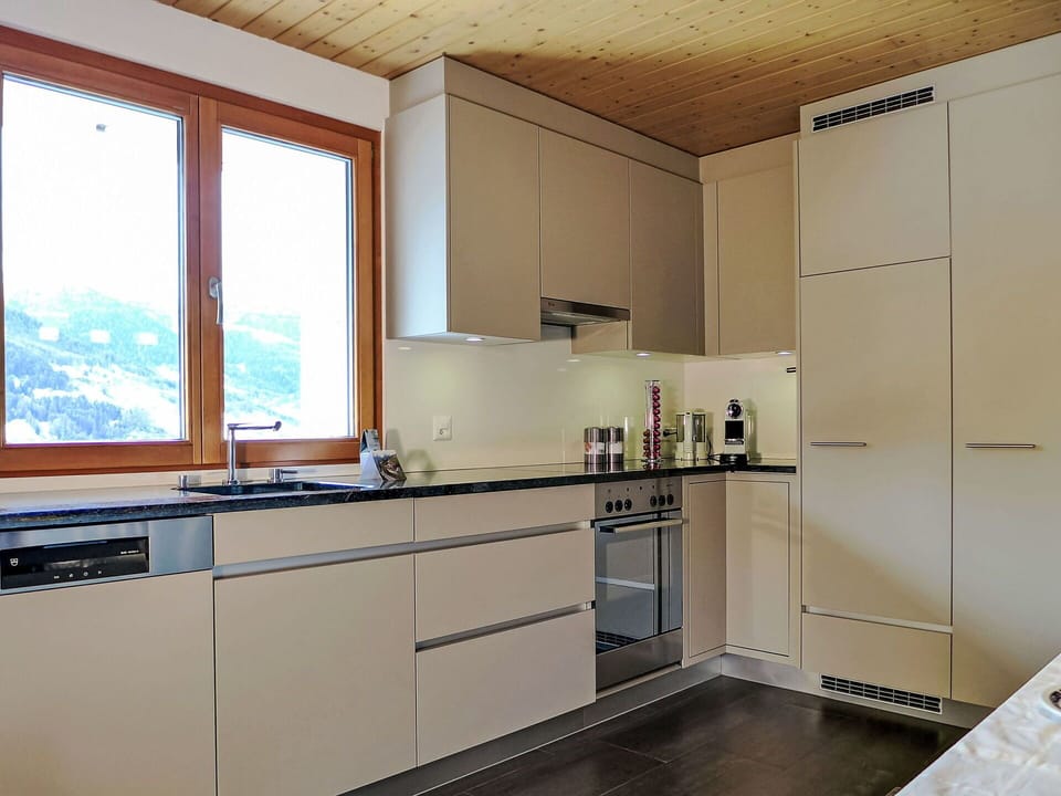 Cabinetry, Countertop, Property, Building, Window, Kitchen Appliance, Wood, Kitchen, Interior Design, House