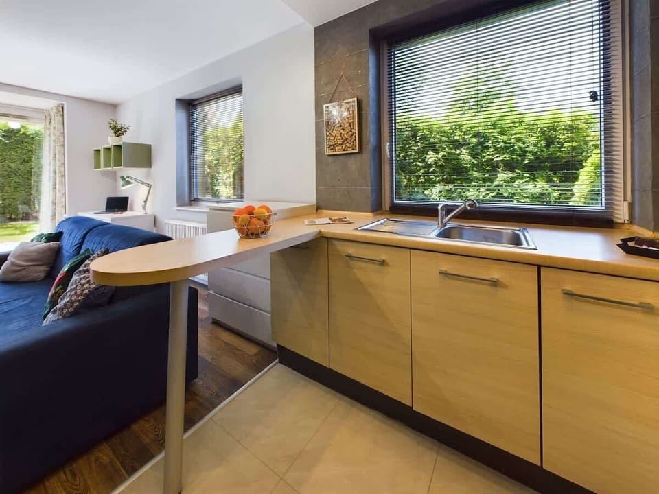 Modern, fully equipped kitchenette. 