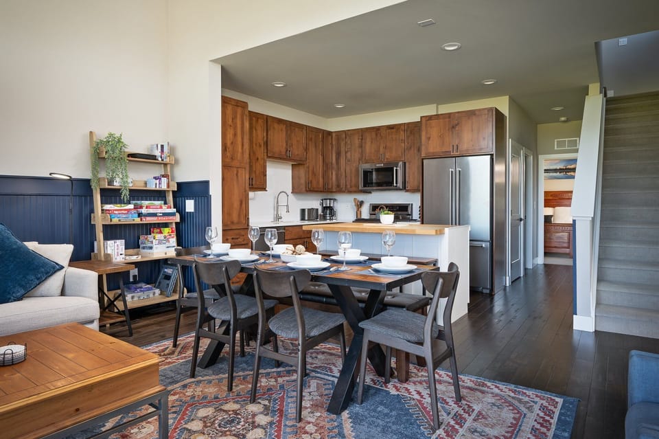 Open Concept Kitchen and Dining