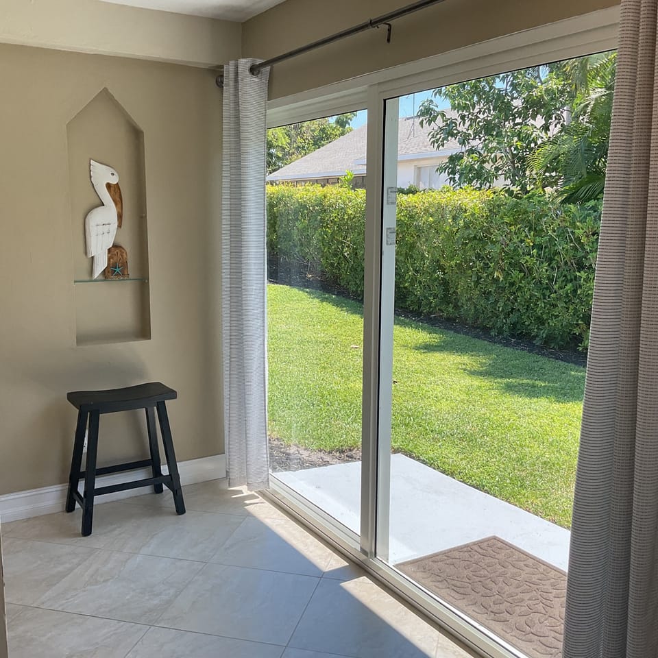 View of the beautiful garden throughout.