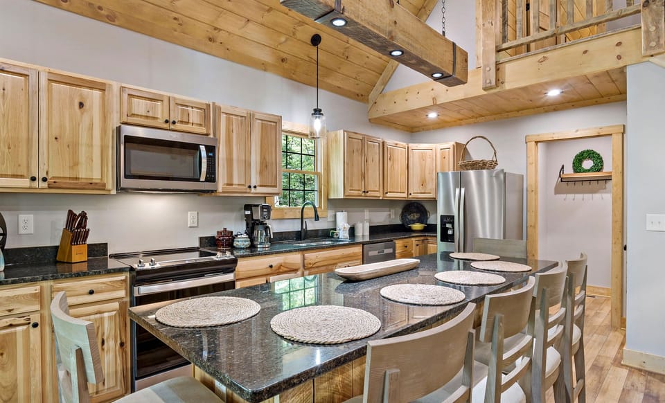 Interior dining seating for six