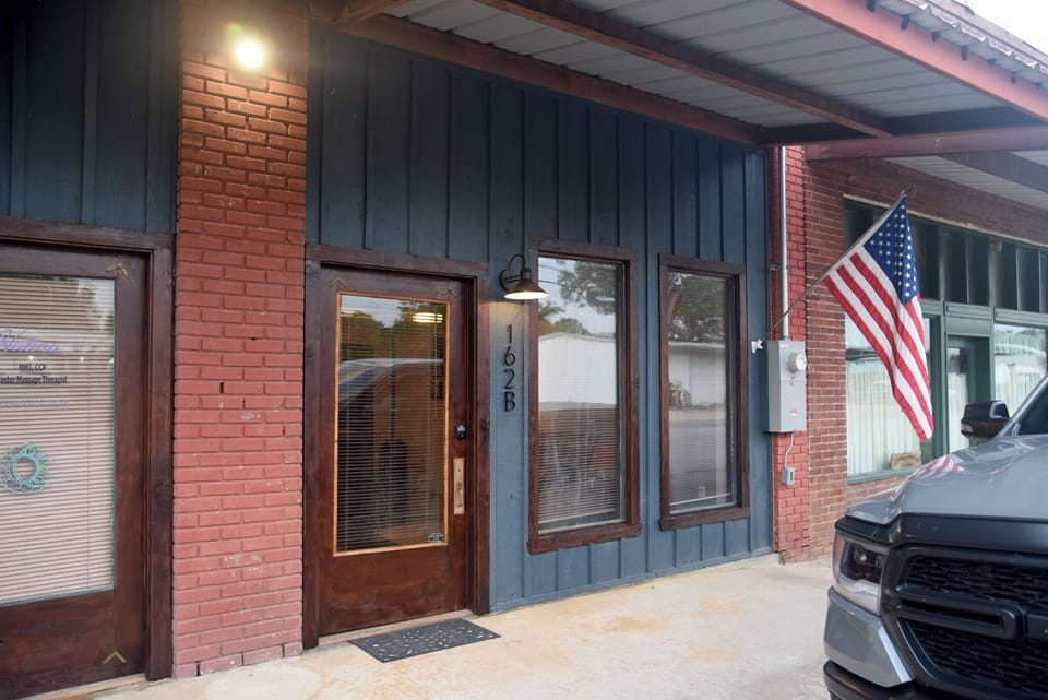 Historic storefront, welcomes guests to a piece of history.